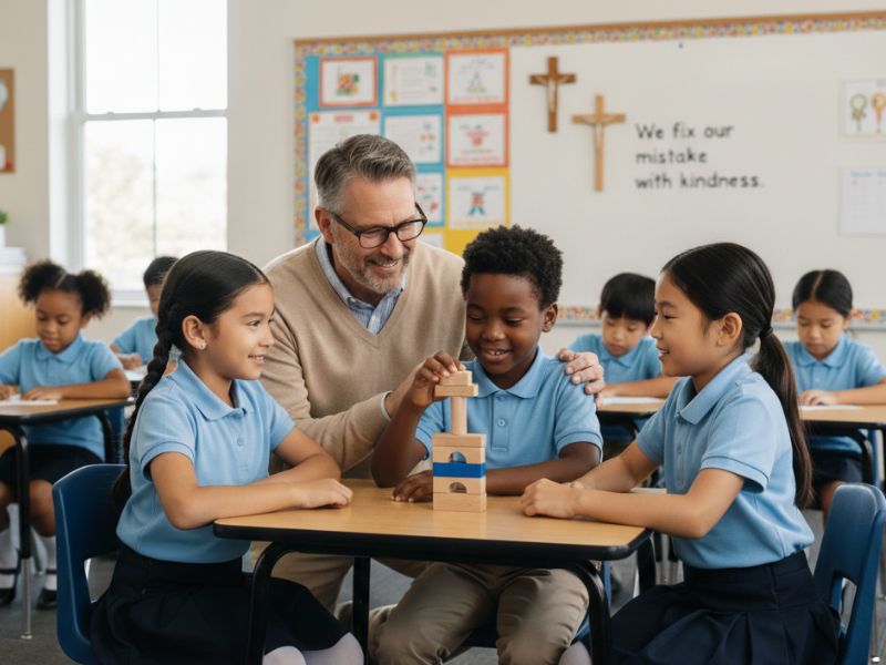The Gentle Hand: How Catholic Schools Foster True Respect, Not Just Rules